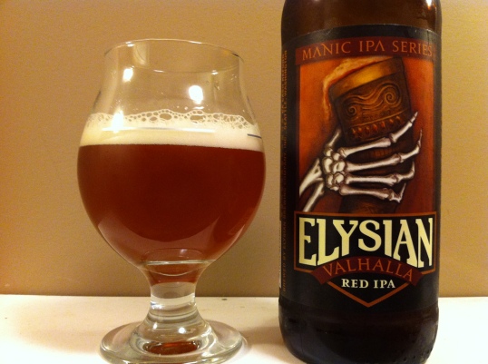 Valhalla Red IPA from the Manic IPA series by Elysian Brewing Company