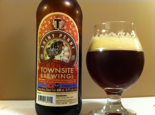 Shiny Penny Belgian IPA by Townsite Brewing Company