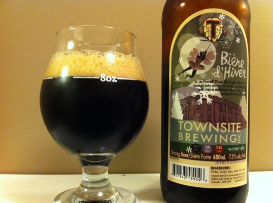 Biere d'Hiver by Townsite Brewing Company